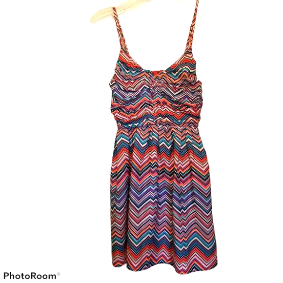 NWT Roxy Shoreline Multicolor Strappy Dress Sz Med - Picture 2 of 7